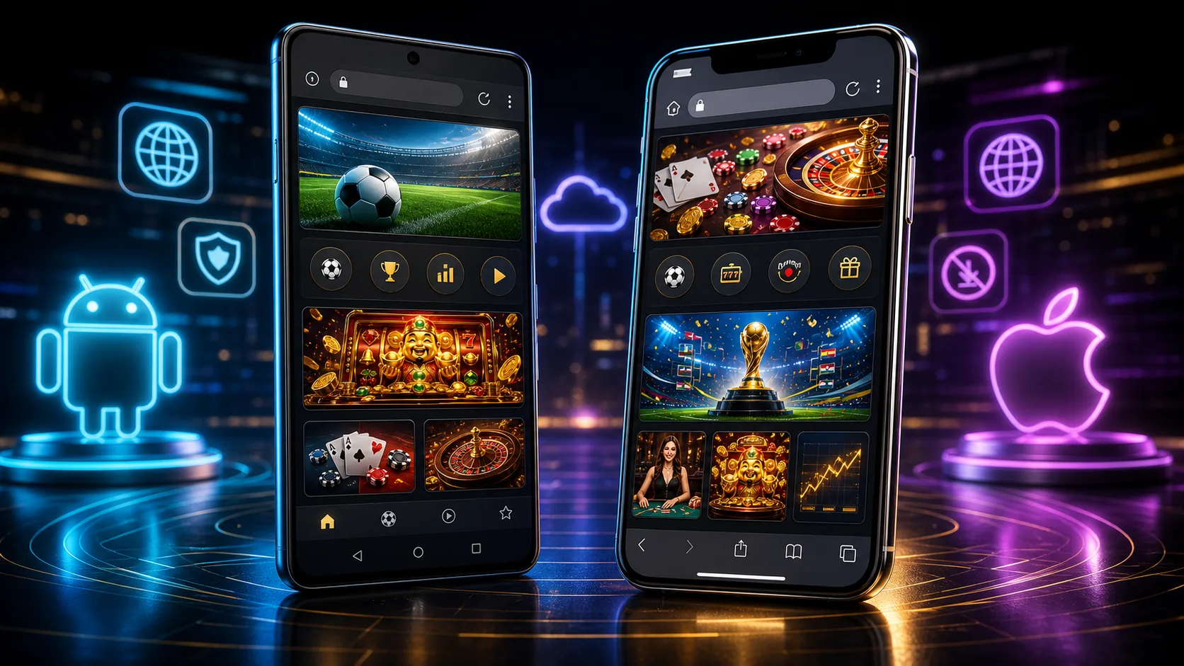 Experiência betfred compatível com Android e iOS no navegador mobile